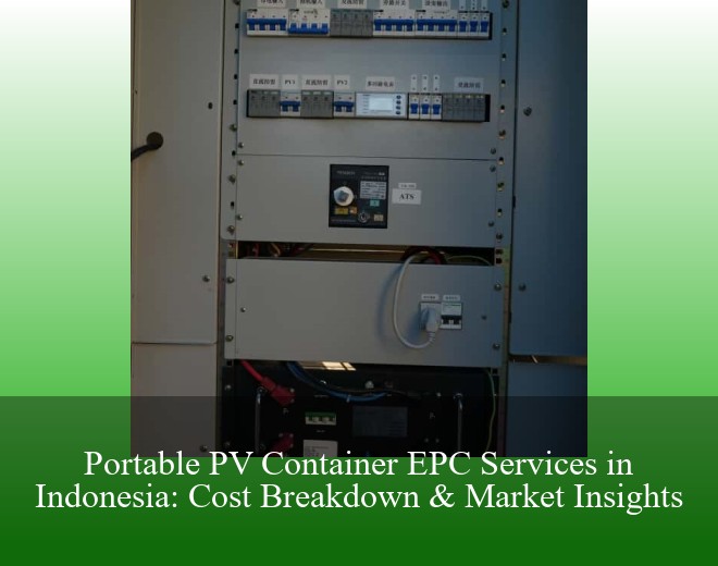 Portable PV Container EPC Services in Indonesia: Cost Breakdown & Market Insights